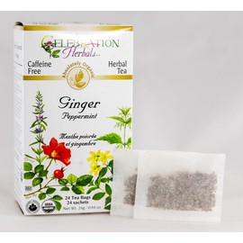 Celebration+Herbals+Ginger+Peppermint+24+Count