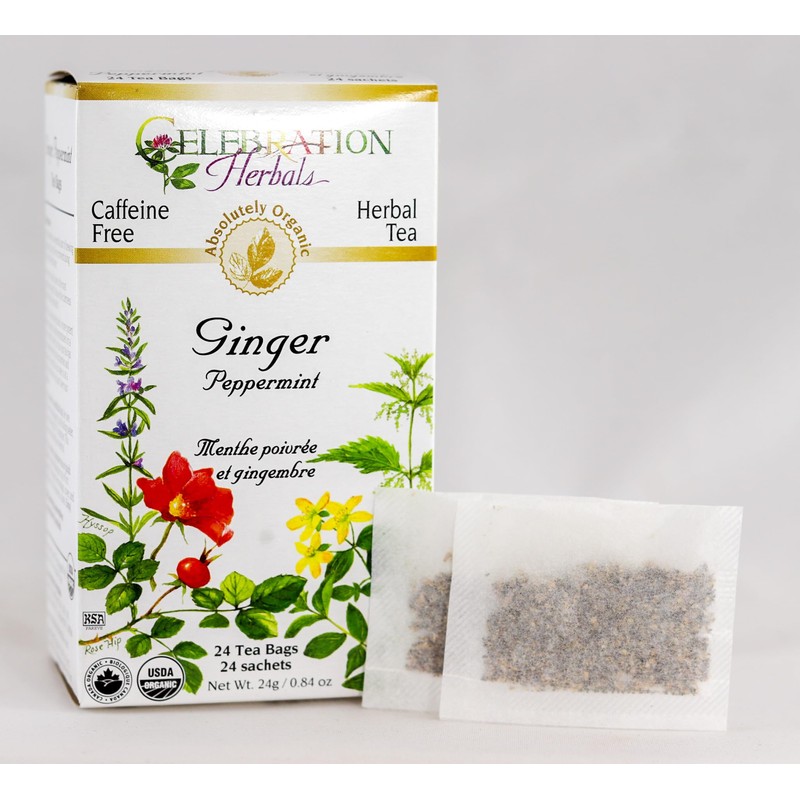 Celebration+Herbals+Ginger+Peppermint+24+Count