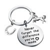 MYOSPARK Horse Inspirational Gift Never Forget The Difference You've Made