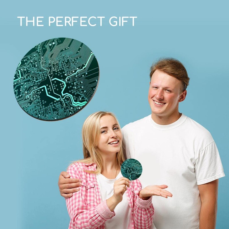 1 x Round Coaster - Motherboard Computer Gaming Tech Cork