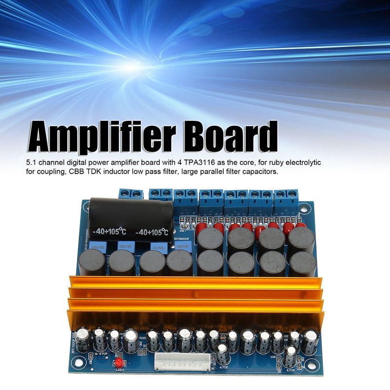 TPA3116 Power Amplifier Board Professional 5.1 Channel Class D 4