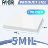 Laminating Sheets, PANDRI 100 Pack Thermal Laminating Pouches Holds 11