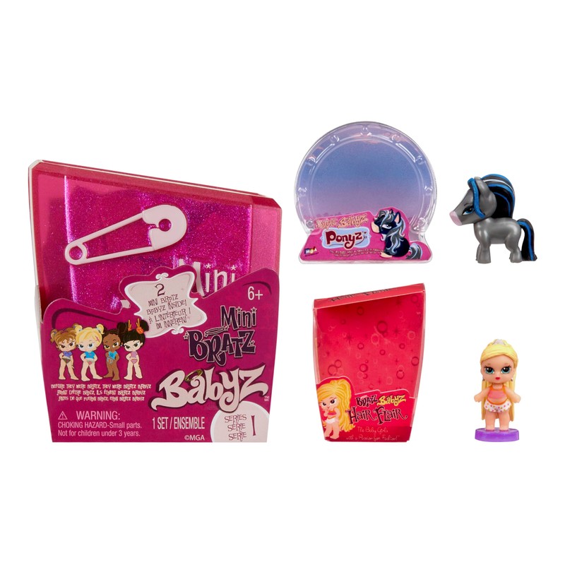 Mini Bratz Babyz Collectible Figures, 2 Mini Bratz Babyz in