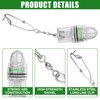 Fishing Light Underwater, 4.3" Deep Drop Lights Battery Powered LED