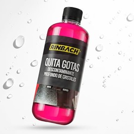 RINBACH | Quita Gotas Descontaminante para Auto | Limpiador de Cristales Profundo | | Quita Gotas de Lluvia Ácida Carro | Elimna Manchas y Minelares |