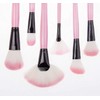 URBANMAC Makeup Brush Set With Travel Case- Pink, Set Of