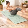 6mm TPE Anti-Slip Yoga Mat, 180 x 57 cm Eco-Friendly