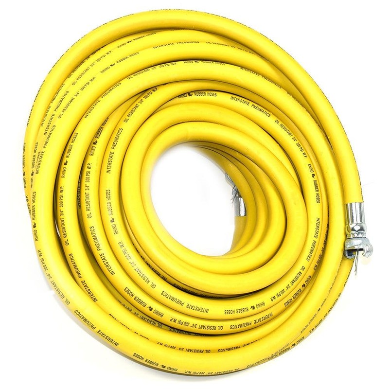 Interstate Pneumatics HJ59-050E Jack Hammer Yellow Rubber Hose 3/4 Inch
