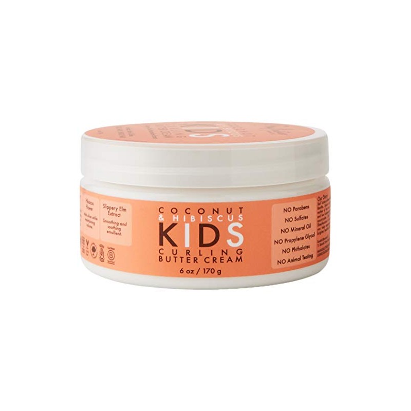 SheaMoisture Kids Coconut & Hibiscus Curling Butter Creme 6 Ounce