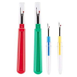 HiChange 4 Pieces Seam Rippers Sewing Stitch Thread Unpicker for Quick Unpick Sewing