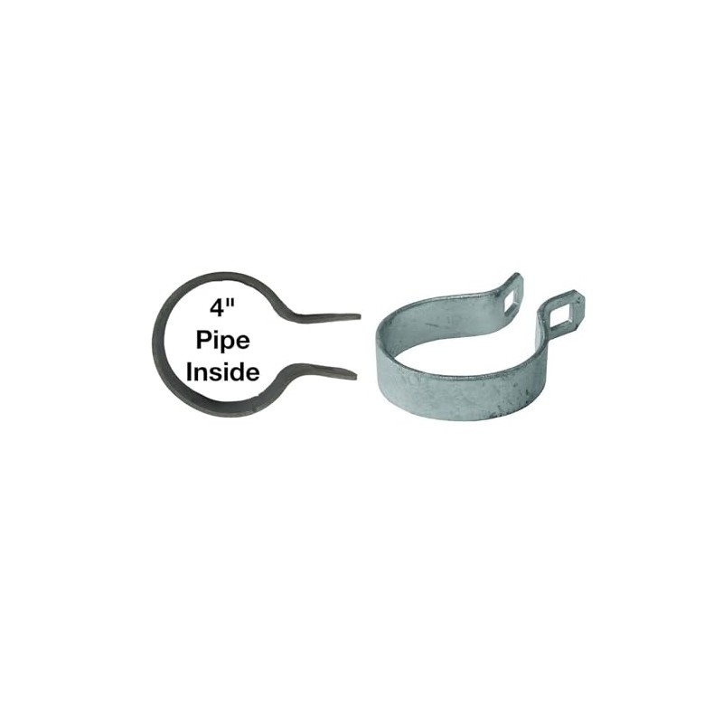 4" Brace Band for Chain Link Fence - Use for