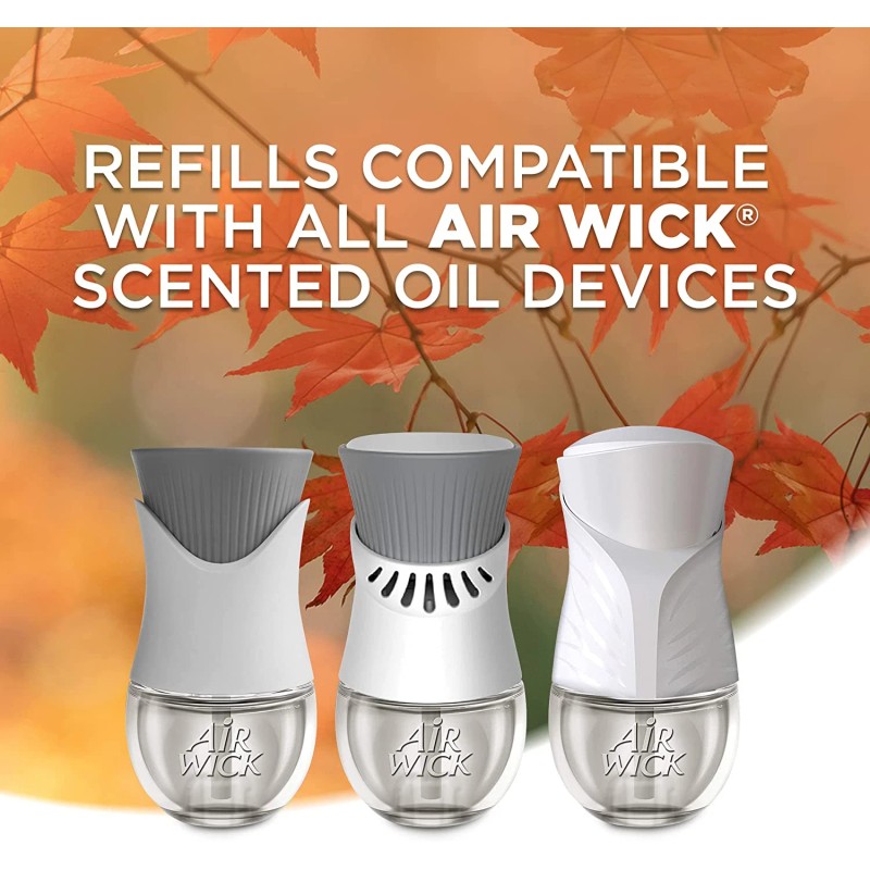 Air Wick Plug in Scented Oil Refill, 5 Ct, Fresh