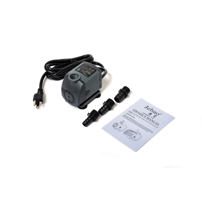 Jebao FA-1500 350GPH Submersible Fountain Pump for Hydroponics, Aquaponics, Waterfall,