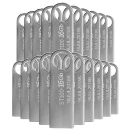 PSA COMPUTO Y PAPELERIA Kit de 20 Piezas Flash Drive USB 16 GB STYLOS Modelo STMUSB2B ST100 Memoria USB Compacta Portátil Unidad de Almacenamiento USB 2.0