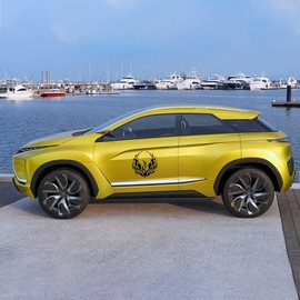 2 Pcs Phoenix Car Sticker, Zcargel Animals Birds Decal Phoenix Totem Car Sticker Premium PVC Sticker Auto Decor Accessories for Laptop Table Desk Computer Truck Wall 13Cm X 13Cm