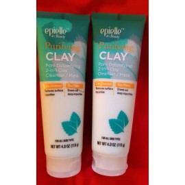 Epielle 2 PACK EPIELLE PURIFIYING CLAY PORE DETOXIFYING CLEANSER  MASK, 4.0 OZ