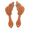 Spur Strap Artificial Leather Adjustable Western Spur Strap with Buckle