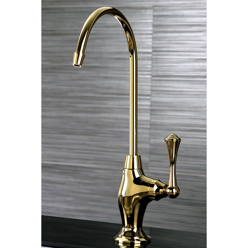 Kingston Brass Gourmetier KS3192BL Vintage Single Handle Water Filtration Faucet,