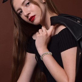 Flonge Vintage Dragon Chain Bracelet: Viking Stainless Steel Bracelets Norse Dragon Head Link Chain Bracelet Viking Jewelry Gift for Men Gold