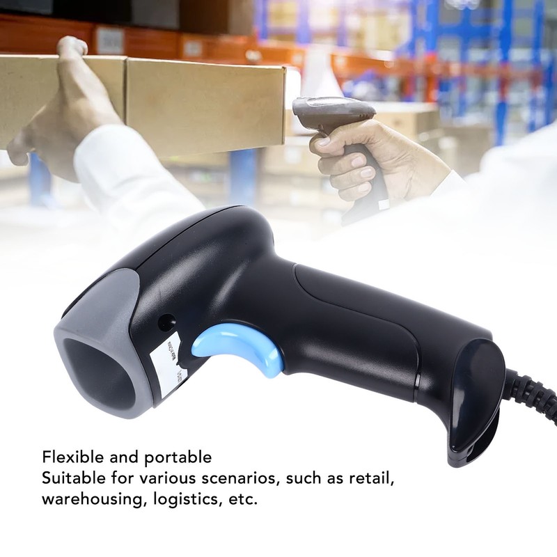 2D Barcode Scanner Fast Scanning High Accuracy Wired Lightweight for