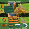 Enbagold 3X 120L Gartenabfallsack Stabil, Laubsack mit Griffen Gartensack Groß,