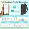 Nelko Label Maker Machine with Tape, P21 Bluetooth Label Printer,