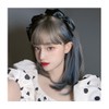 Eileen Gray Blue Wig, Natural Fluffy Feel, Women’s Wig, Straight,