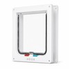 Cat Door with Clear Swing Flap & Brush Seal, 4-Way