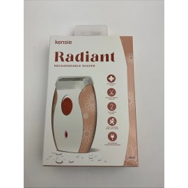 Kensie Radiant Rechargeable Shaver Pink Bikini Underarms Legs Razor New