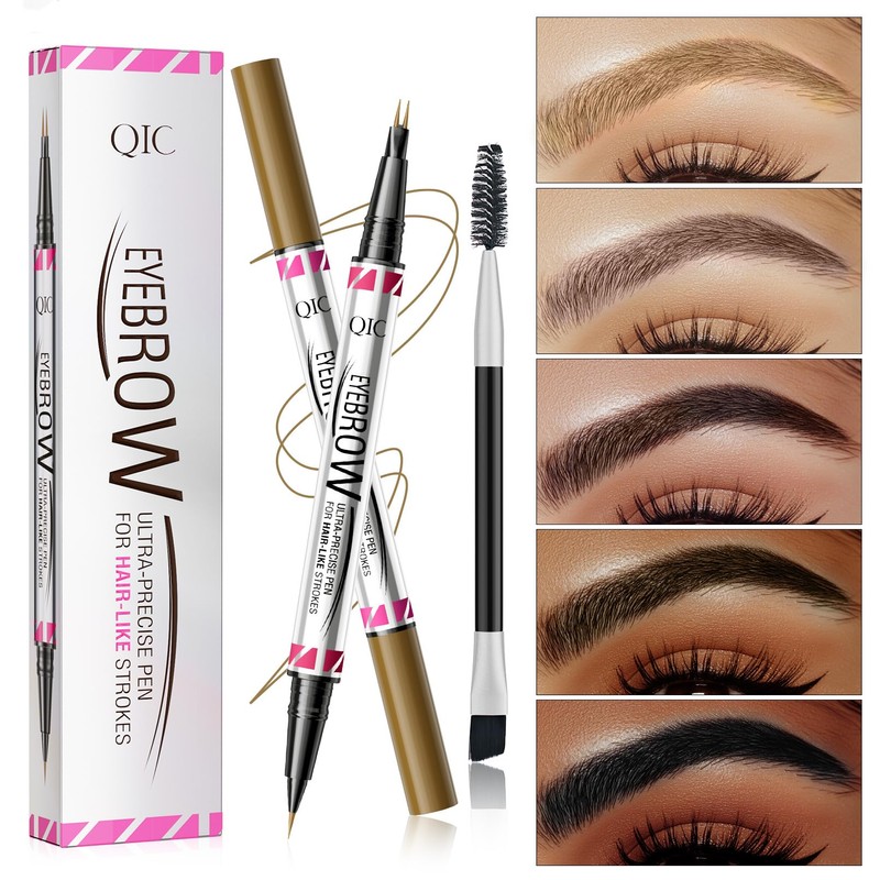 2 in 1 Eyebrow Pencil, Eyebrow Pencil with Two Ends