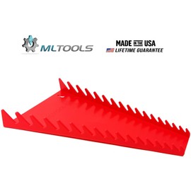 MLTOOLS 16-Tool Standard Wrench Organizer (Red x 1)