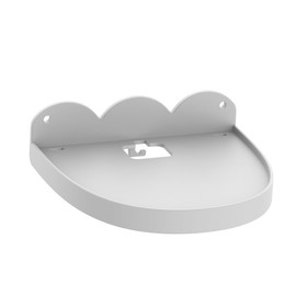 OSALADI Smart Speaker Shelf for Mini Wall-Mounted Audio Rack White Cord for Home Decor