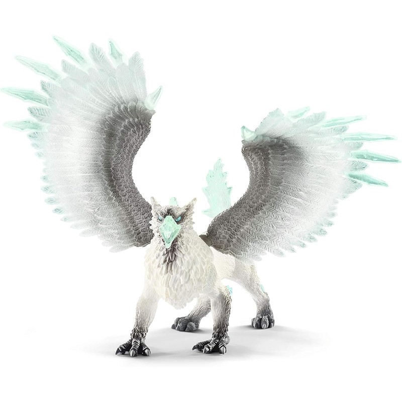 schleich Eldrador Creatures - 13" Ice Griffin Toy - Large