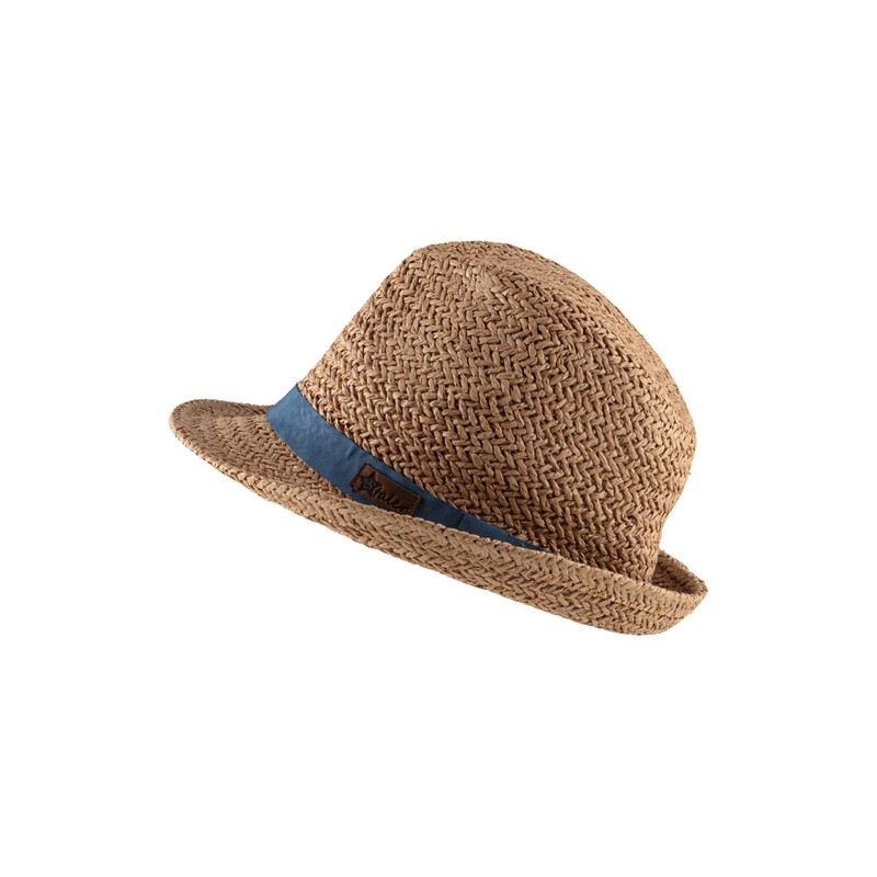 Sterntaler Boys Kids Straw Hat with Grosgrain Ribbon Hat, beige,