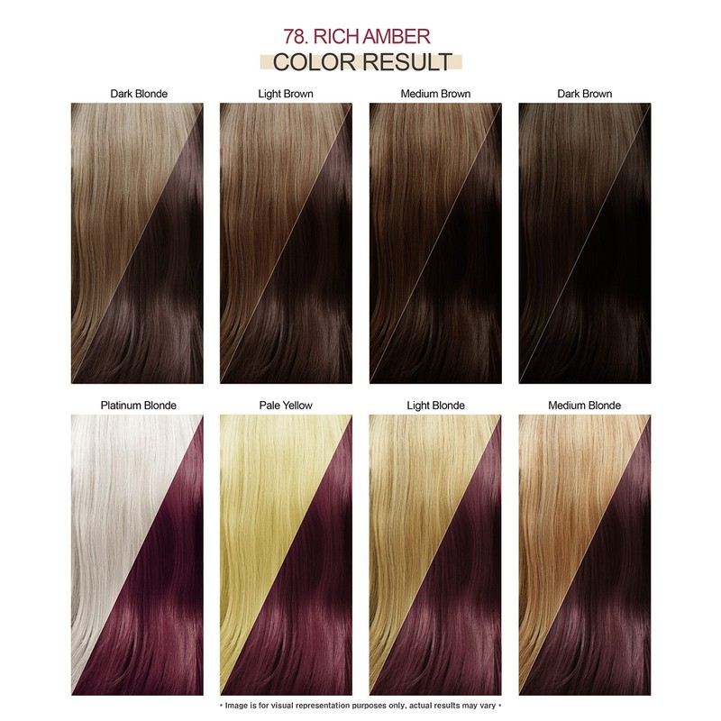 Semi Permanent Hair Colour 78 - Rich Amber