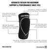 Rehband Elbow Pads, Black, Neoprene Elbow Protection, Handball & Volleyball,
