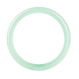 XiskCan Jade Bangle Bracelet for Women, Good Luck Gifts, SYY-A1, 57-58mm