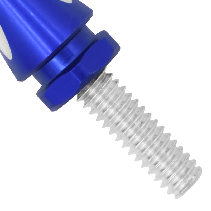 HDBUBALUS Blue Spike Wind Screen Windshield Bolts For Harley 96-2013