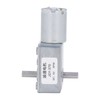 Double Shaft DC Gear Motor 25kg.cm 12mm Self Locking Reversible