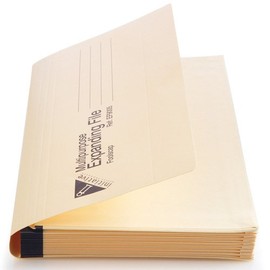 Manilla Foolscap Multipurpose Expanding A-Z File Concertina Folder