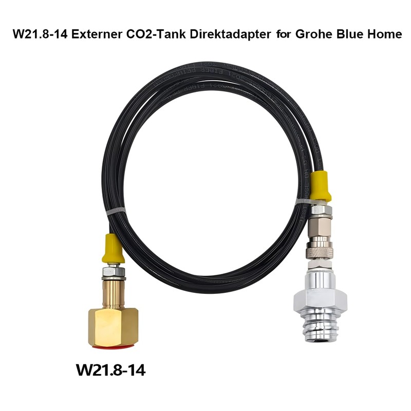 rovrai CO2 Adaptor Hose High Pressure 1.5 m for Grohe