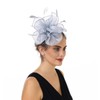 SAFERIN Fascinators Hat Flower Mesh Ribbons Feathers on a Headband