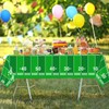 3Pcs Football Field tablecloths-Football Party Supplies Green Football Rectangular Plastic