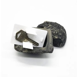 Hide A Key Faux Fake Outdoor Rock Emergency Storage Spare Holder Hider Safe Home，Safe for Outdoor Garden or Yard, Christmas Gifts for Men Women