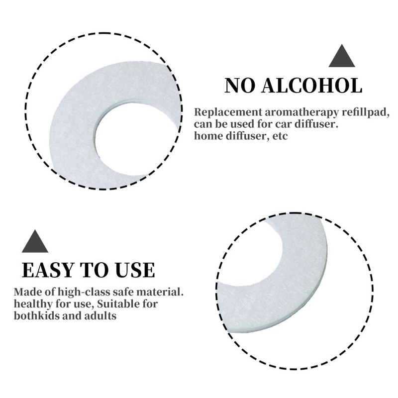 joaoxoko Mini Diffuser Refill Pads, 30 PCS Essential Oil Refill