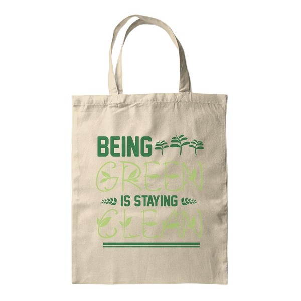BWW Print - Being Green Is Staying Clean - Tote,