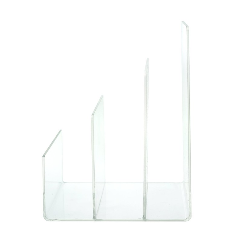 Source One Premium Clear Acrylic Desktop File Organizer
