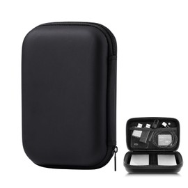 DHWEKU Hard Drive Case Hard Drive Case HDD Case for 2.5 Inch Hard Drives and SSD, Robust and Shockproof Case for Portable/Extreme Portable SSD External Hard Drive, Hard Travel Carry Case