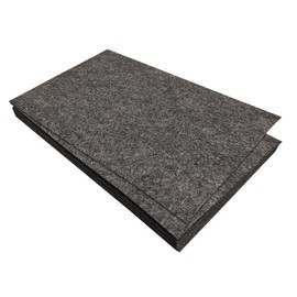 Stiff Felt Sheets, 11 Pcs Felt Fabric, 17,78×28,7cm Color Felt for Crafts, Craft Felt Square for for Sewing (Dark Grey)