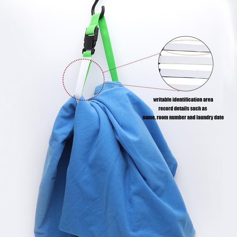 8pcs Laundry Strap with Buckle, Multipurpose Strap Replacement Wash Care